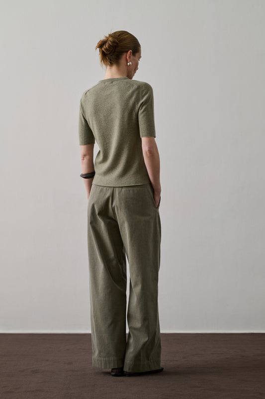 Pull Galanga - Gris/Bleu - Cachemire - Femme