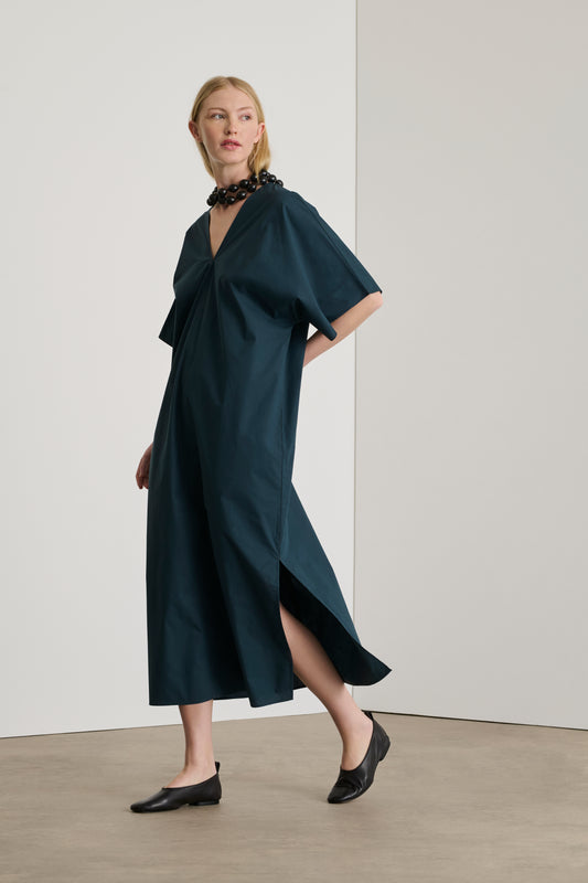 Robe Elegance - Ardoise - Coton - Femme