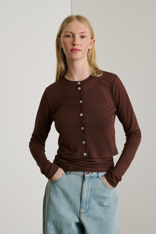 Tee-Shirt Barbara - Acajou - Femme