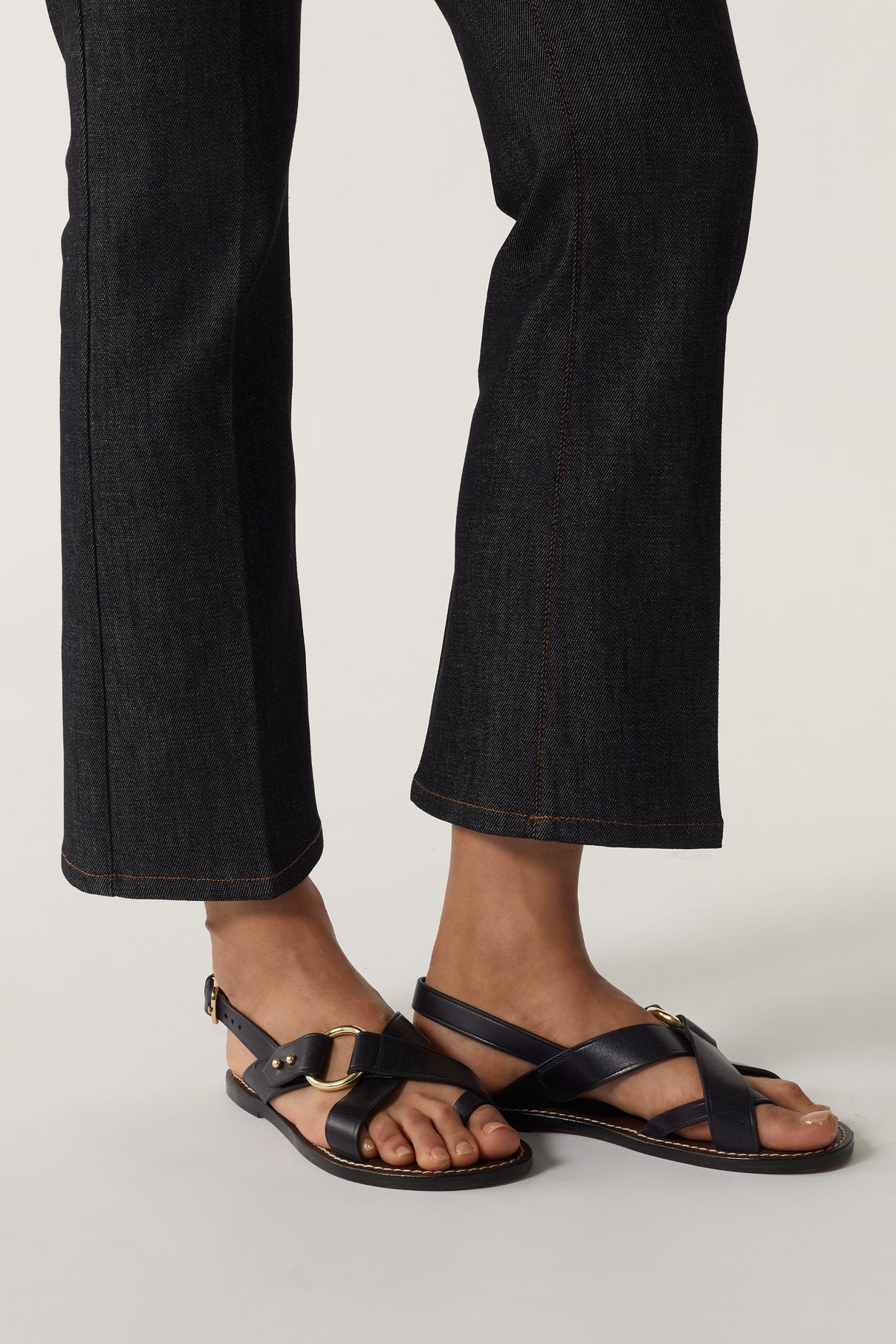 FLORENCE NAVY SANDALS vue 2