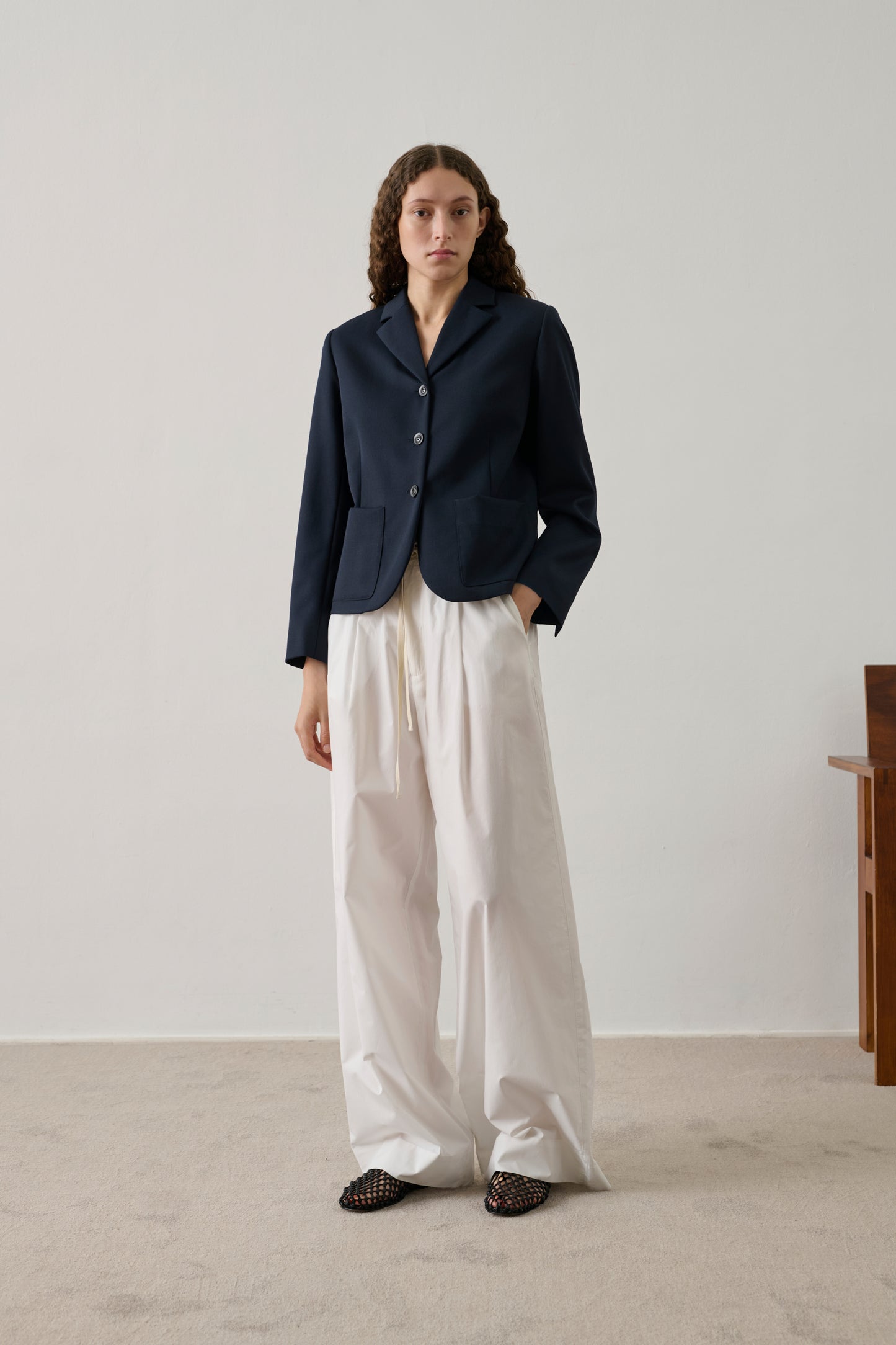 Veste Hespera - Navy - Laine - Femme