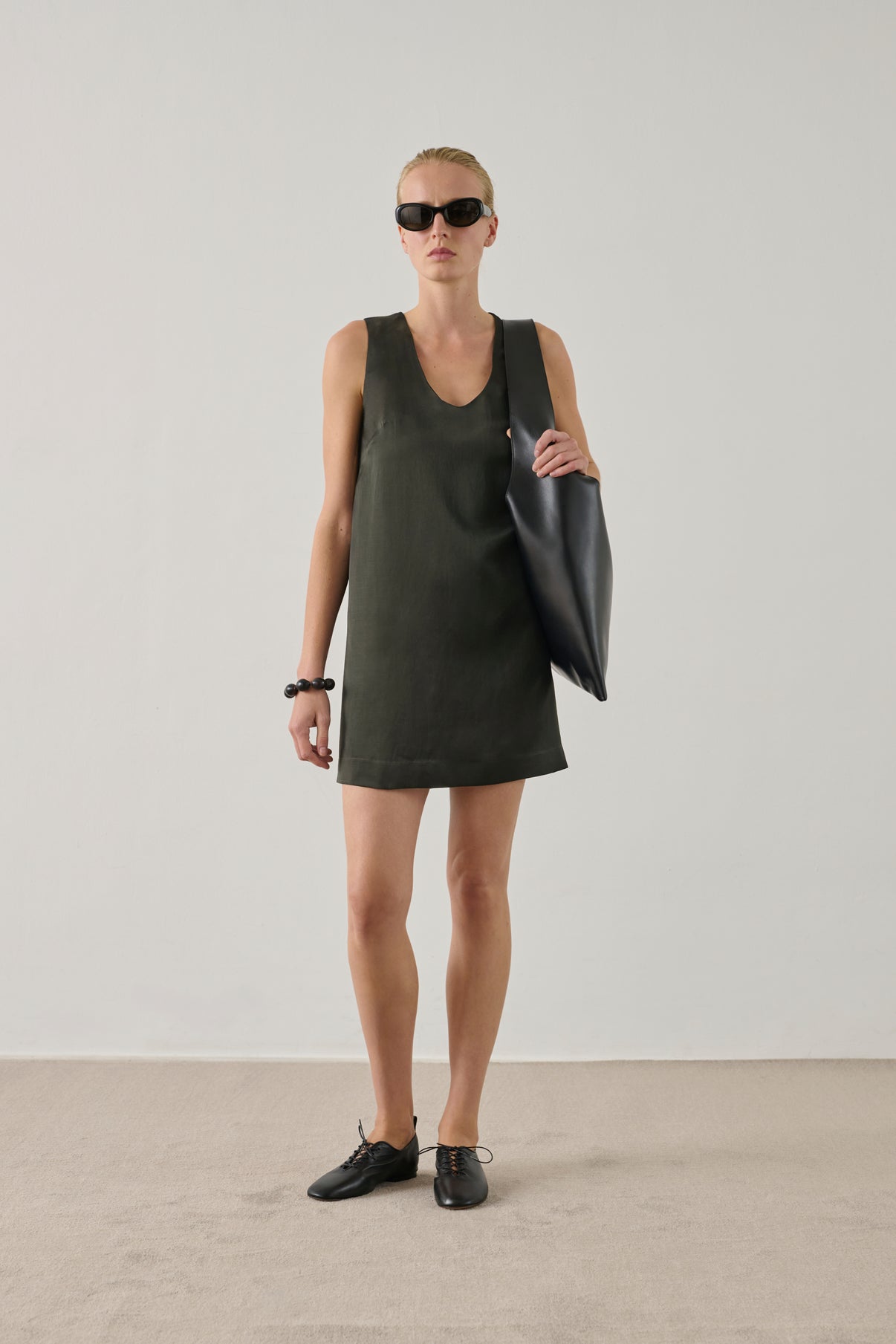 Robe Italie - Vert Foncé - Femme vue 1