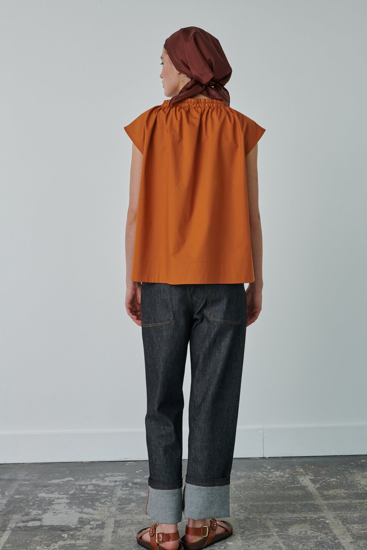 CHEMISE TANGER ORANGE vue 2