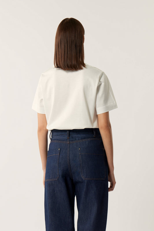 TEE-SHIRT BASIC BLANC