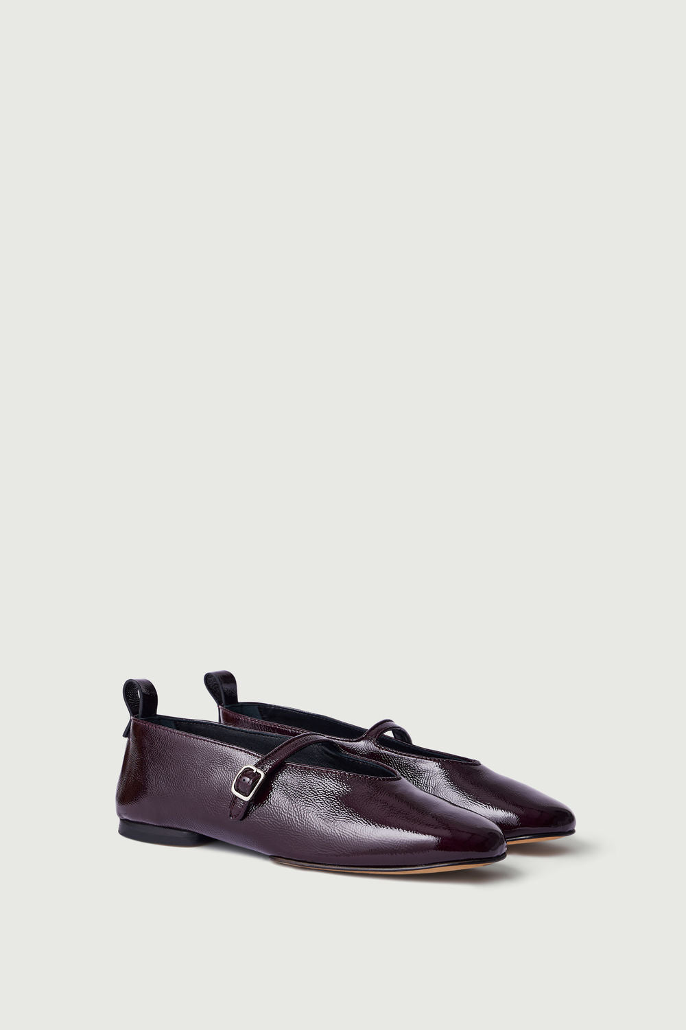 Ballerines Madeline - Bordeaux Foncé - Cuir - Femme vue 4