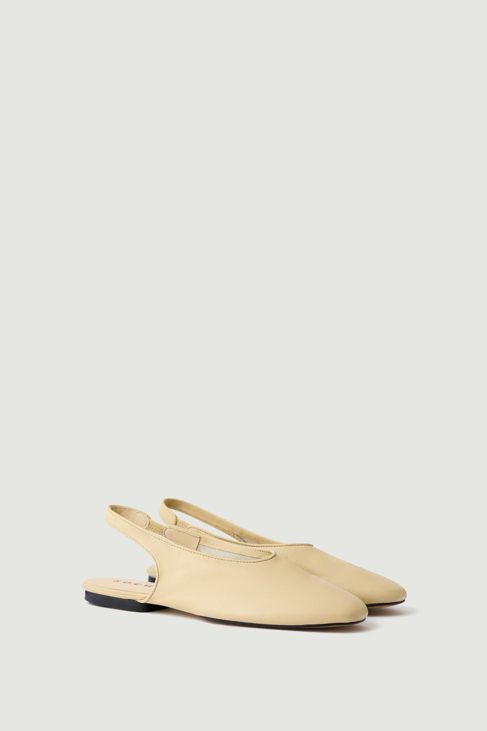 Slingbacks Emmett - Crème - Cuir - Femme