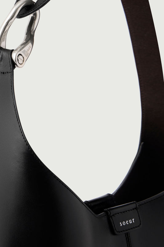 Sac Cosima Mini - Noir - Cuir - Femme